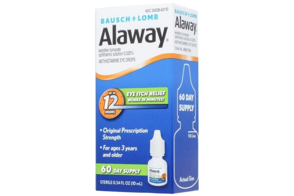 Alaway 60 Day Supply Eye Itch Relief Drops and Treatment (.34 fl oz)