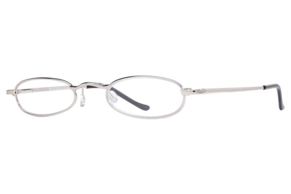 I Heart Eyewear Tube Reading Glasses [Silver +2.50]