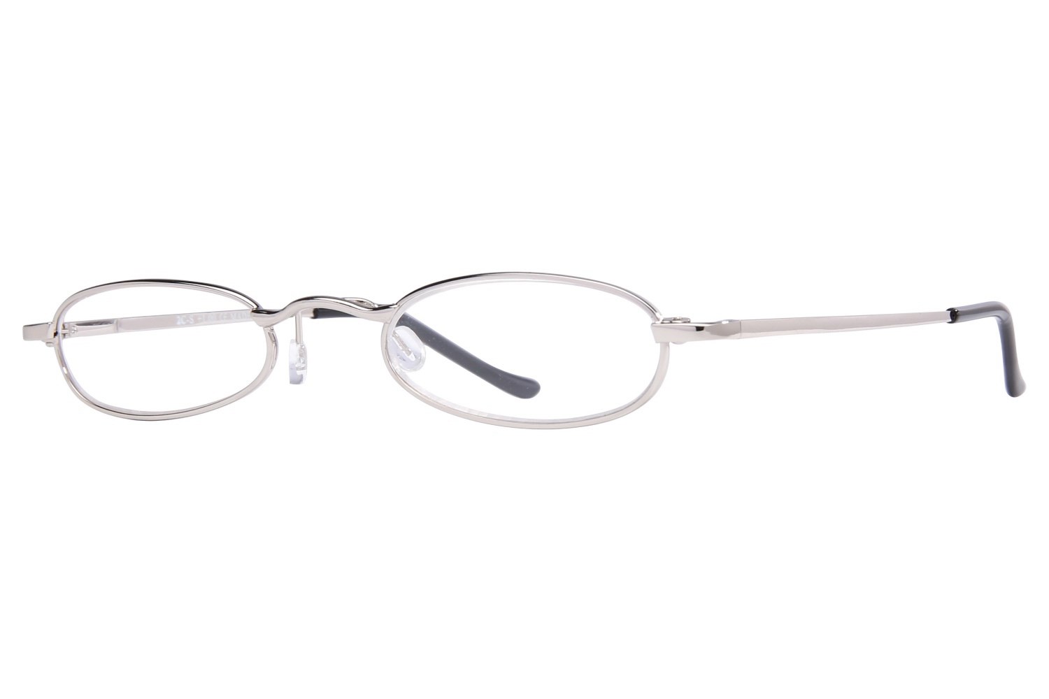 I Heart Eyewear Tube Reading Glasses [Silver +3.00]