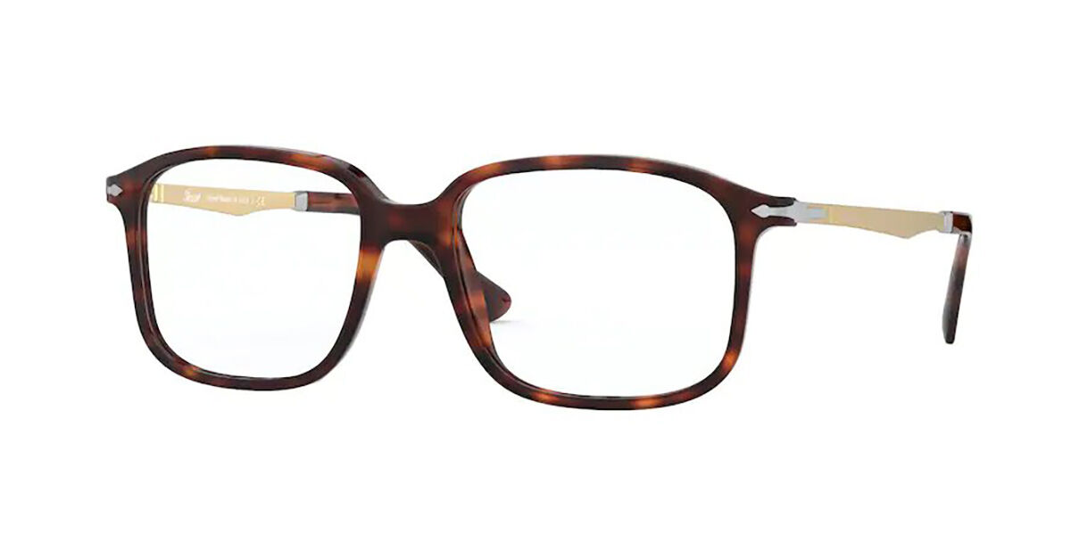 Persol PO3246V 24 Men's Glasses Tortoiseshell Size 51 - Free Lenses - HSA/FSA Insurance - Blue Light Block Available