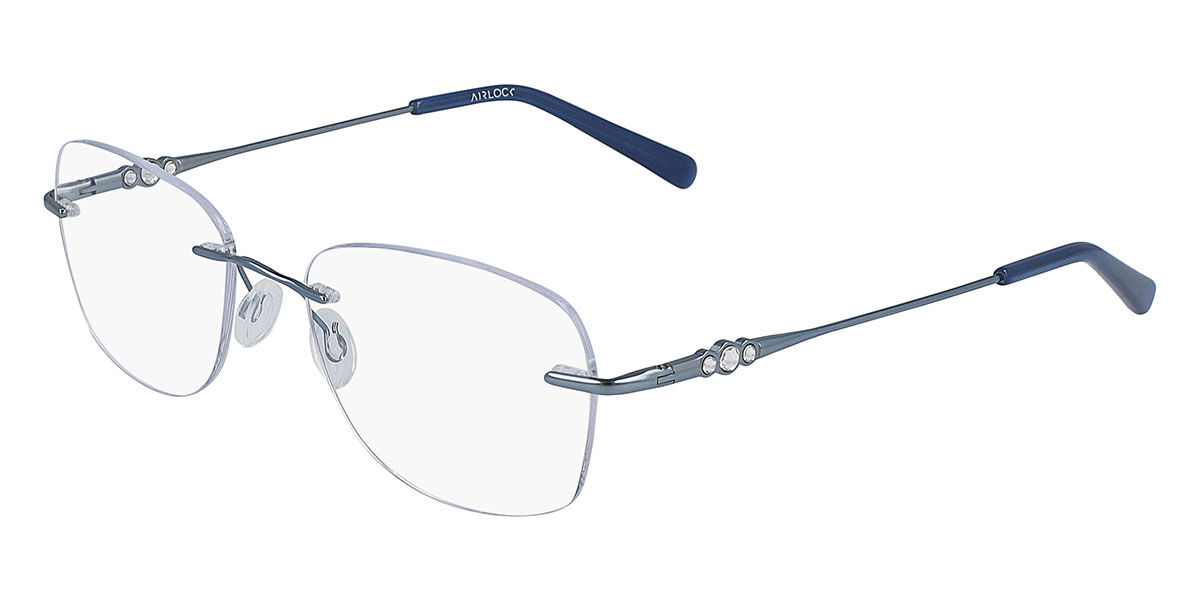 Pure AIRLOCK EMBRACE 200 465 Men's Glasses Blue Size 52 - Free Lenses - HSA/FSA Insurance - Blue Light Block Available