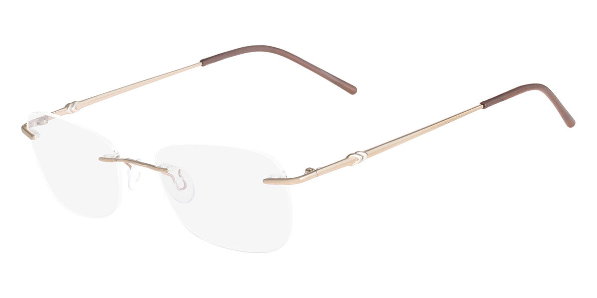 Pure AIRLOCK FOREVER 200 710 Men's Glasses Gold Size 50 - Free Lenses - HSA/FSA Insurance - Blue Light Block Available