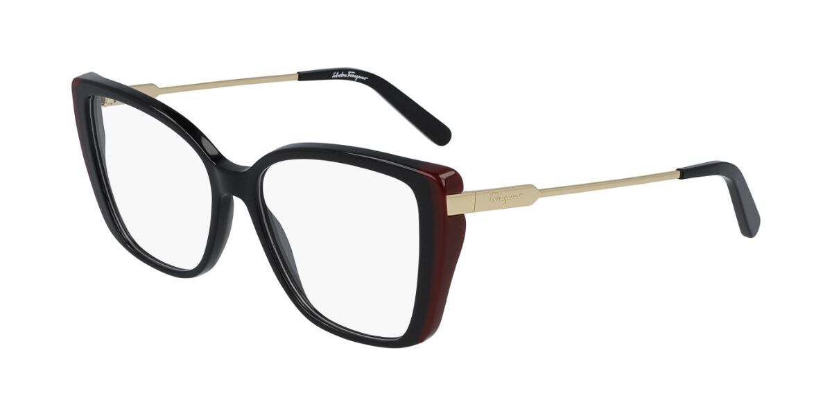 Salvatore Ferragamo SF 2850 051 Women’s Glasses Black Size 54 - Free Lenses - HSA/FSA Insurance - Blue Light Block Available