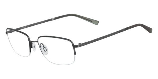 Flexon Melville 600 033 Men's Glasses Grey Size 53 - Free Lenses - HSA/FSA Insurance - Blue Light Block Available