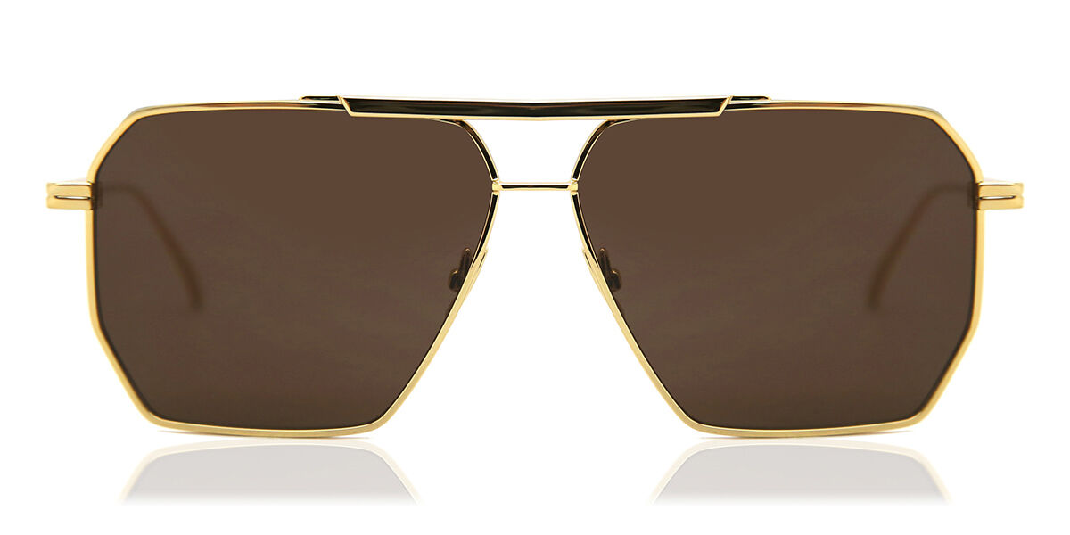 Bottega Veneta BV1012S 003 Men's Sunglasses Gold Size 60