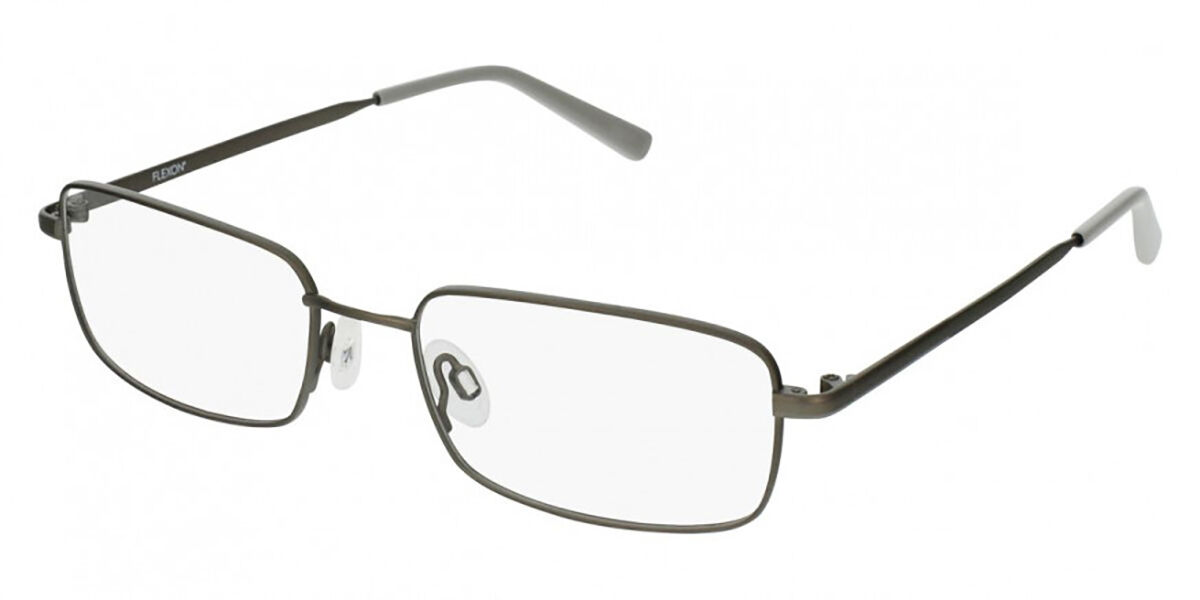 Flexon H6051 033 Men's Glasses Gunmetal Size 53 - Free Lenses - HSA/FSA Insurance - Blue Light Block Available