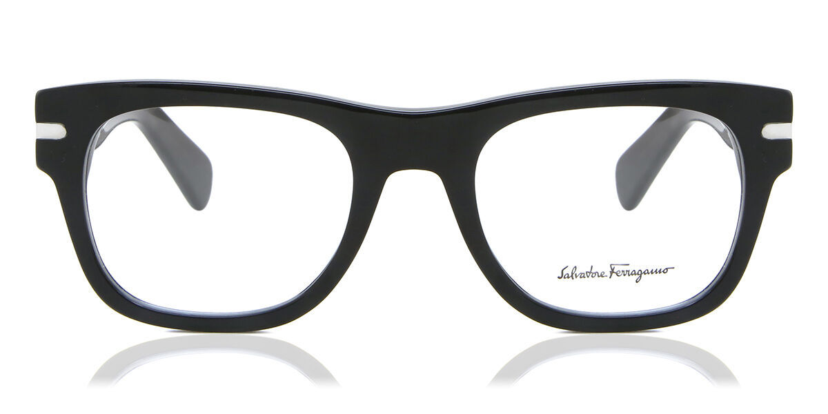 Salvatore Ferragamo SF 2896 001 Men's Glasses Black Size 53 - Free Lenses - HSA/FSA Insurance - Blue Light Block Available