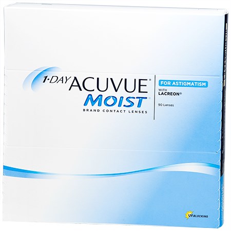 1-DAY ACUVUE MOIST for ASTIGMATISM 90pk Contacts