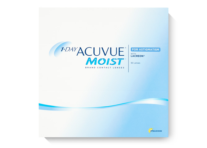 ACUVUE 1-Day Moist For Astigmatism 90pk