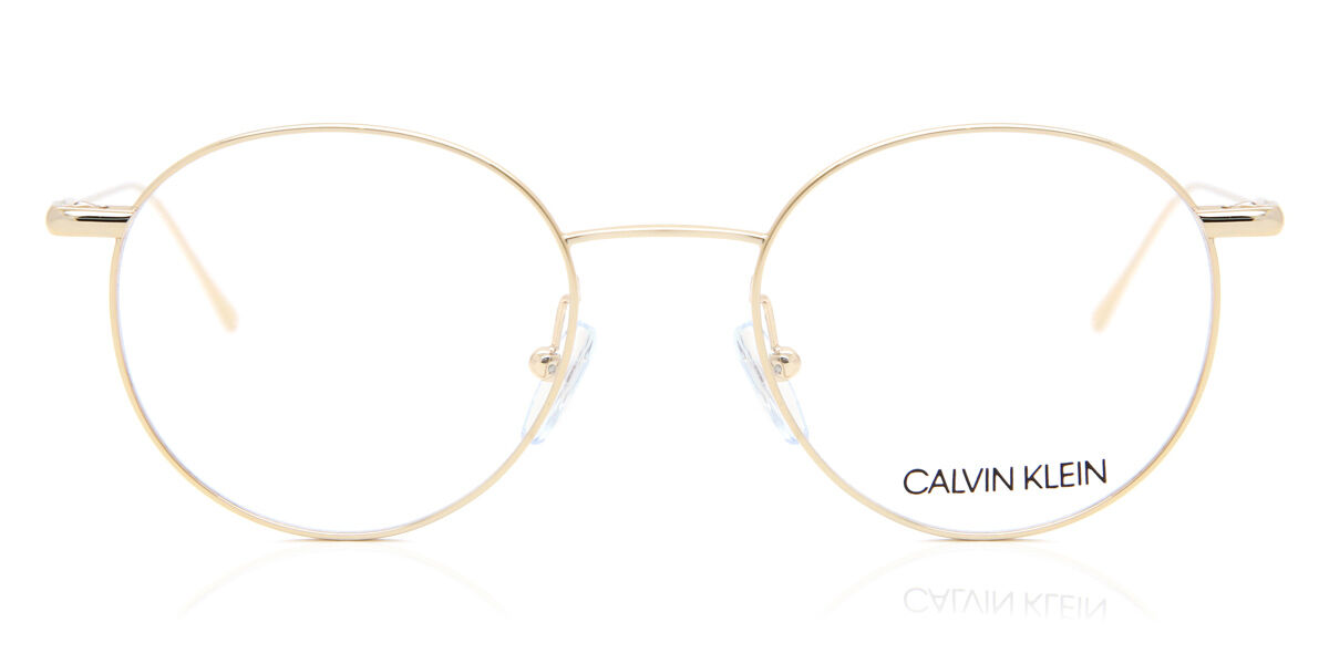 Calvin Klein CK5460 714 Men's Glasses Gold Size 49 - Free Lenses - HSA/FSA Insurance - Blue Light Block Available