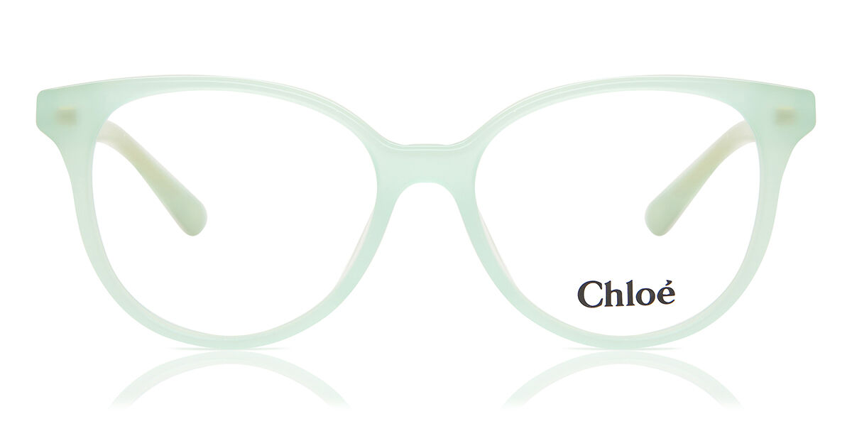 Chloé CC0002O Kids 003 Kids' Glasses Green Size 48 - Free Lenses - HSA/FSA Insurance - Blue Light Block Available