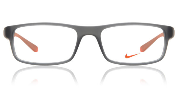 Nike 7090 068 Men's Glasses Grey Size 53 - Free Lenses - HSA/FSA Insurance - Blue Light Block Available