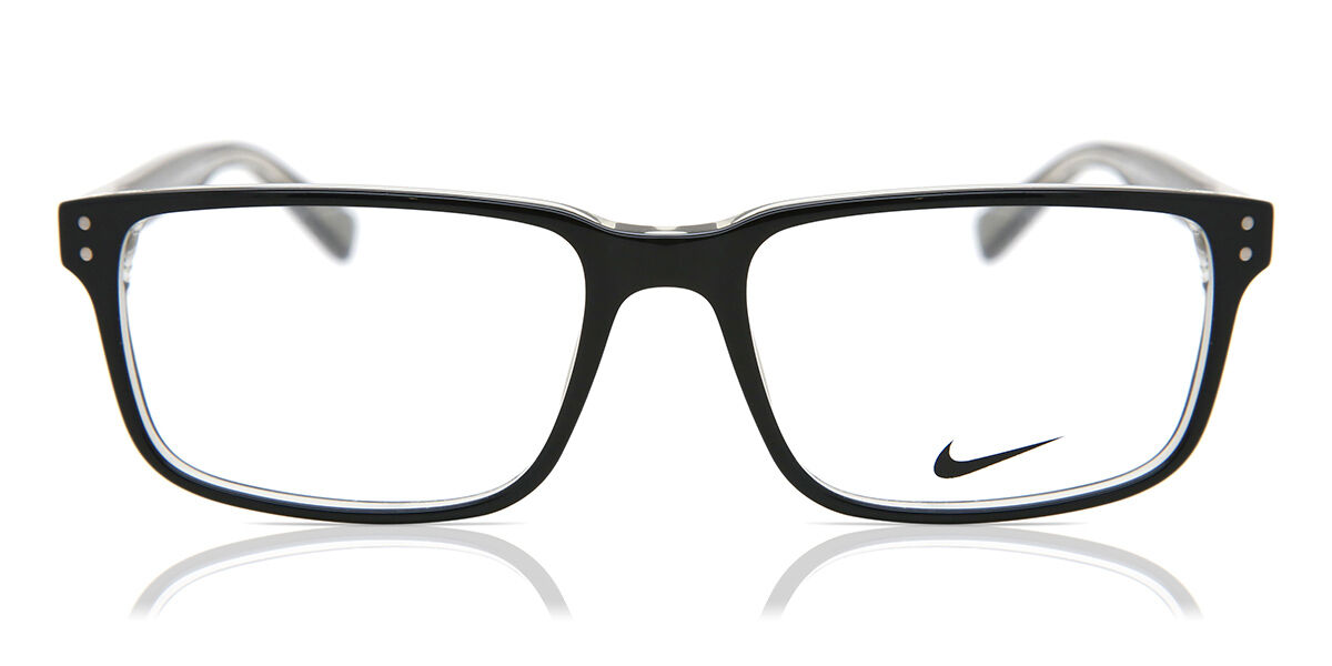 Nike 7240 002 Men's Glasses Black Size 53 - Free Lenses - HSA/FSA Insurance - Blue Light Block Available