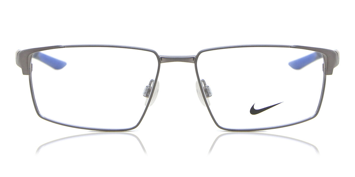 Nike 8053 074 Men's Glasses Grey Size 55 - Free Lenses - HSA/FSA Insurance - Blue Light Block Available