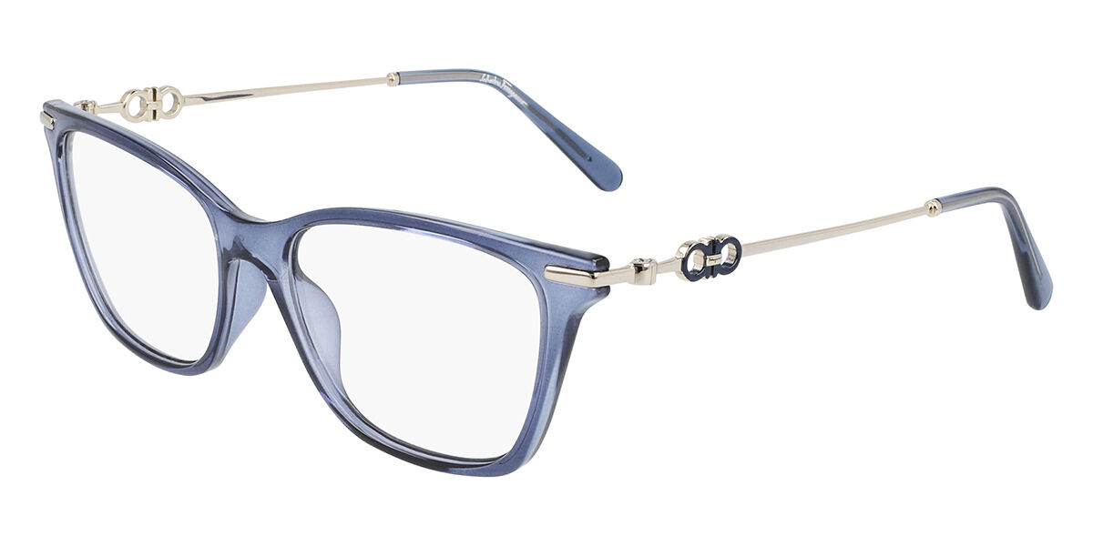 Salvatore Ferragamo SF 2891 424 Women’s Glasses Blue Size 54 - Free Lenses - HSA/FSA Insurance - Blue Light Block Available