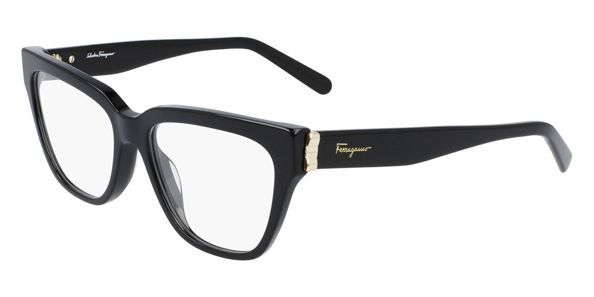 Salvatore Ferragamo SF 2893 001 Women’s Glasses Black Size 53 - Free Lenses - HSA/FSA Insurance - Blue Light Block Available