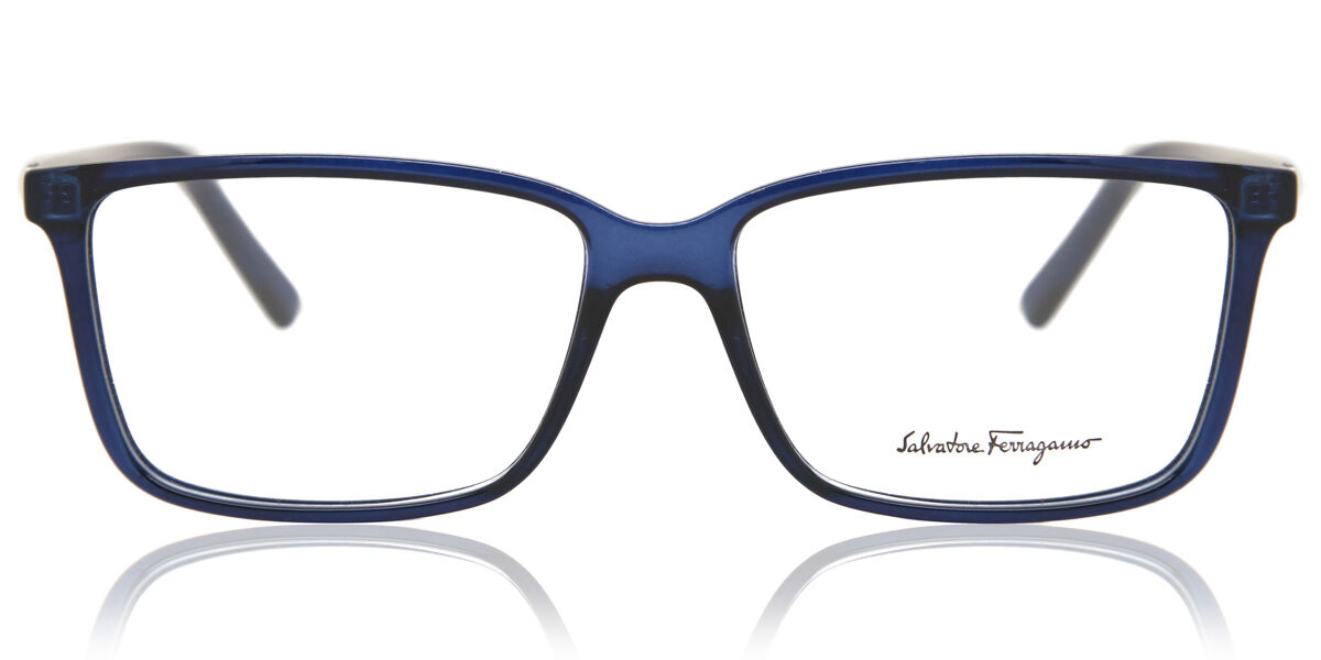 Salvatore Ferragamo SF 2894 414 Women’s Glasses Blue Size 56 - Free Lenses - HSA/FSA Insurance - Blue Light Block Available