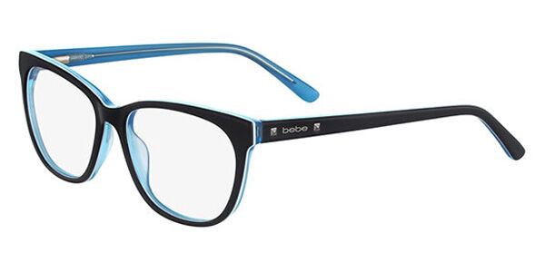 Bebe BB5108 Popular 414 Women’s Glasses Blue Size 53 - Free Lenses - HSA/FSA Insurance - Blue Light Block Available