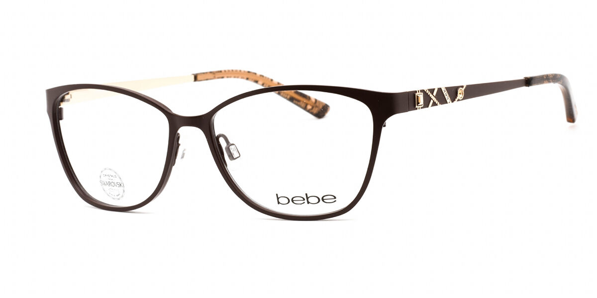 Bebe BB5171 200 Men's Glasses Brown Size 52 - Free Lenses - HSA/FSA Insurance - Blue Light Block Available