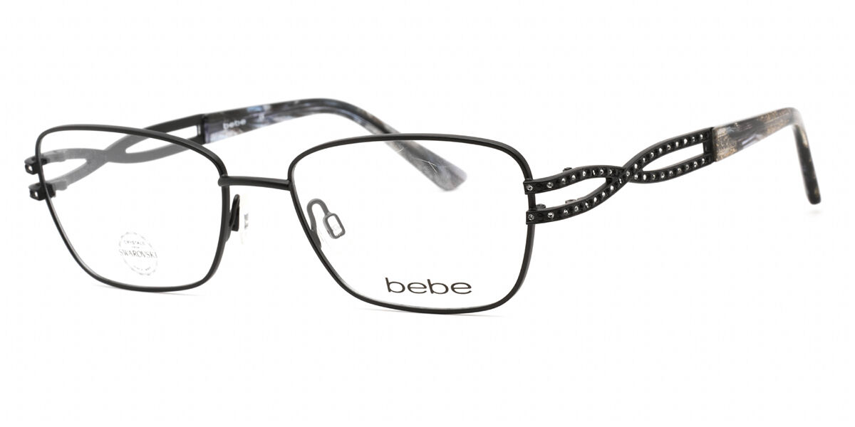 Bebe BB5173 001 Men's Glasses Black Size 53 - Free Lenses - HSA/FSA Insurance - Blue Light Block Available