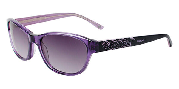 Bebe BB7097 Heavenly 519 Women’s Sunglasses Purple Size 54