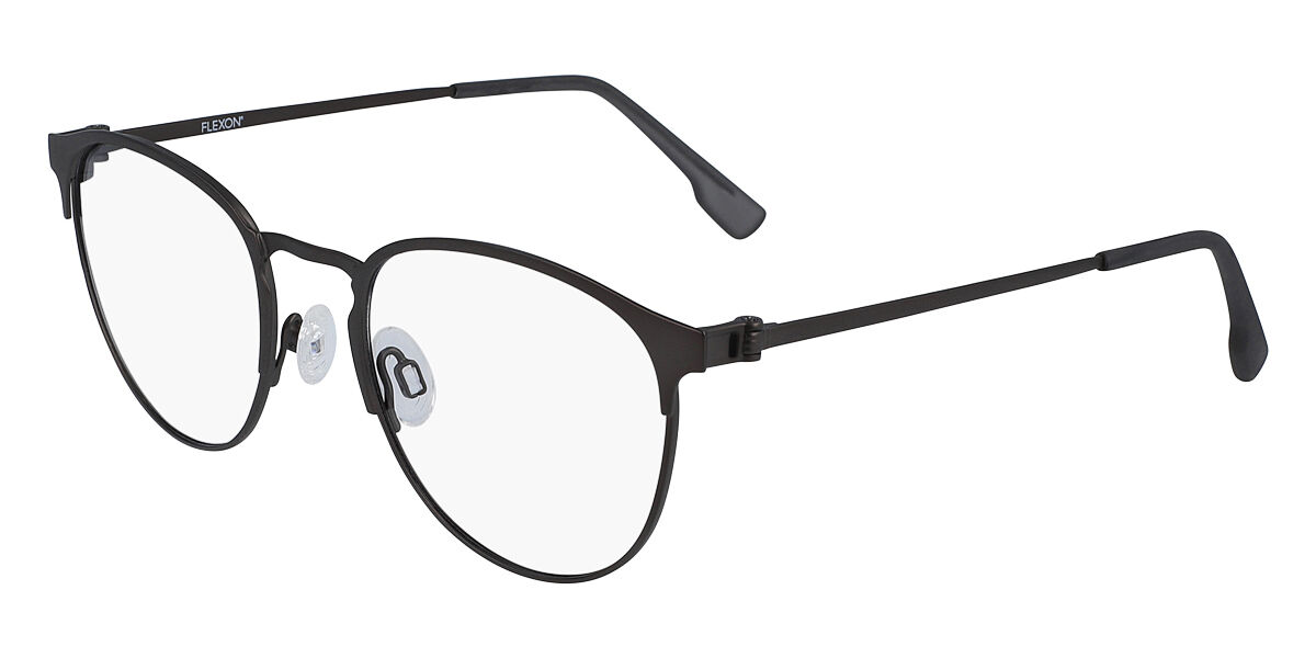 Flexon E1089 033 Men's Glasses Grey Size 51 - Free Lenses - HSA/FSA Insurance - Blue Light Block Available