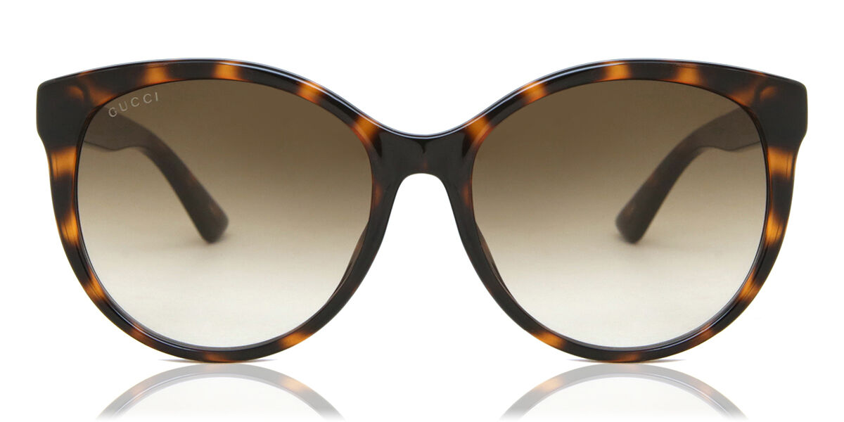 Gucci GG0636SK Asian Fit 002 Women’s Sunglasses Tortoiseshell Size 56 - Free RX Lenses