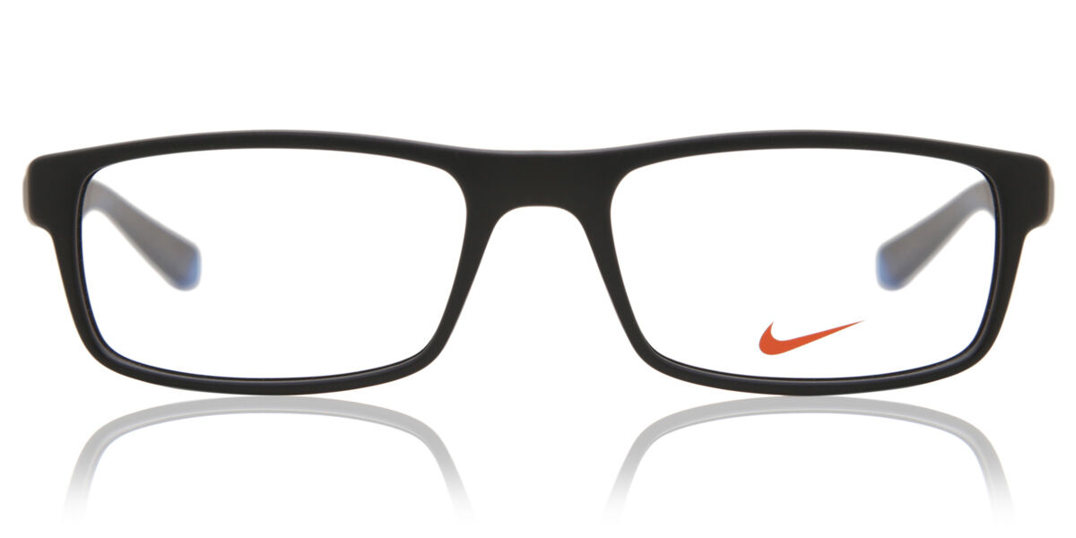 Nike 7090 018 Men's Glasses Black Size 53 - Free Lenses - HSA/FSA Insurance - Blue Light Block Available