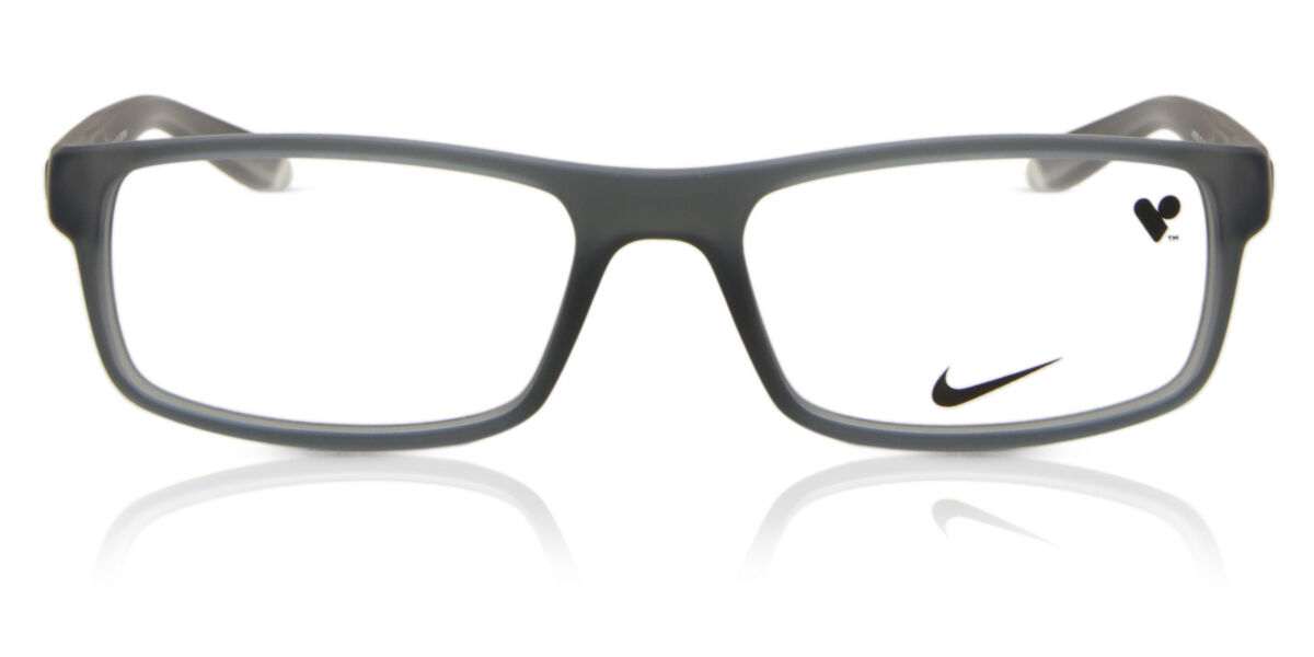 Nike 7090 070 Men's Glasses Grey Size 53 - Free Lenses - HSA/FSA Insurance - Blue Light Block Available