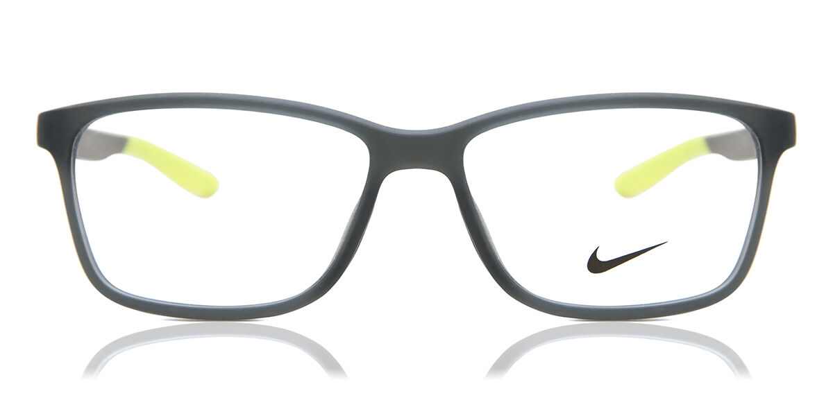 Nike 7118 037 Men's Glasses Grey Size 55 - Free Lenses - HSA/FSA Insurance - Blue Light Block Available