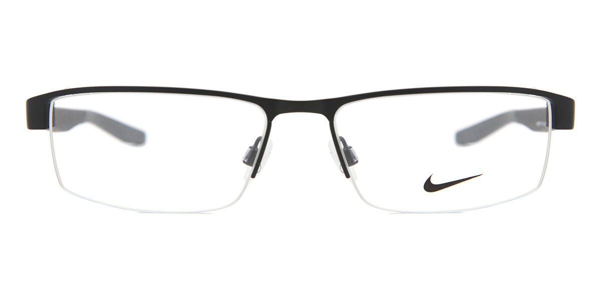 Nike 8137 001 Men's Glasses Black Size 55 - Free Lenses - HSA/FSA Insurance - Blue Light Block Available