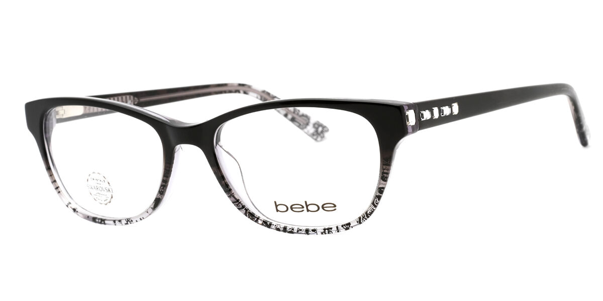 Bebe BB5142 001 Women’s Glasses Black Size 52 - Free Lenses - HSA/FSA Insurance - Blue Light Block Available