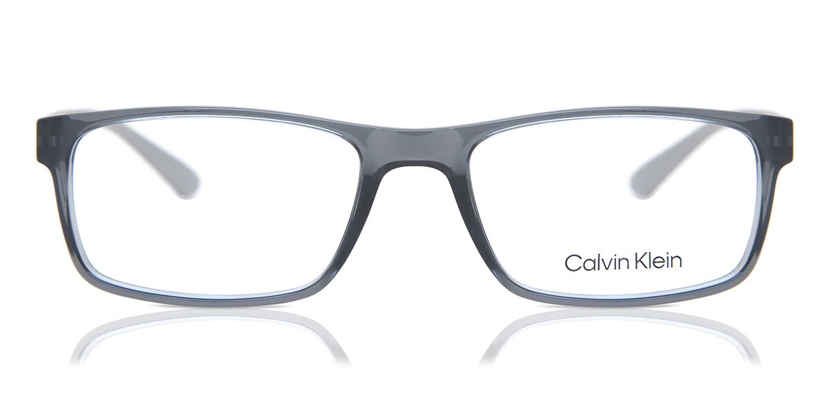 Calvin Klein CK19569 070 Men's Glasses Grey Size 55 - Free Lenses - HSA/FSA Insurance - Blue Light Block Available