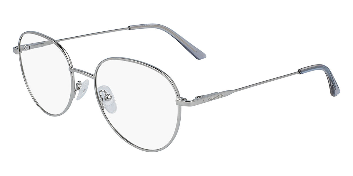 CK 19130 045 Women’s Glasses Silver Size 52 - Free Lenses - HSA/FSA Insurance - Blue Light Block Available