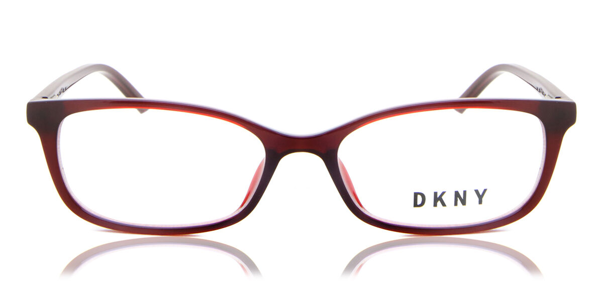 DKNY DK5006 605 Women’s Glasses Burgundy Size 51 - Free Lenses - HSA/FSA Insurance - Blue Light Block Available