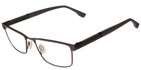 Flexon E1110 033 Men's Glasses Grey Size 55 - Free Lenses - HSA/FSA Insurance - Blue Light Block Available