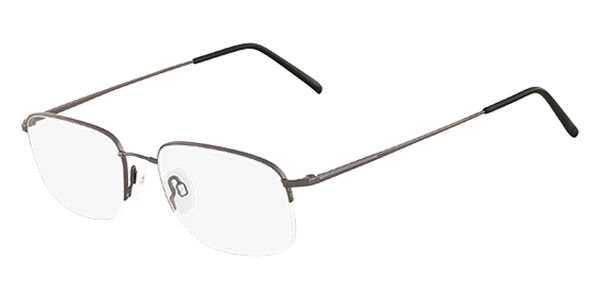 Flexon FL 606 035 Men's Glasses Silver Size 52 - Free Lenses - HSA/FSA Insurance - Blue Light Block Available