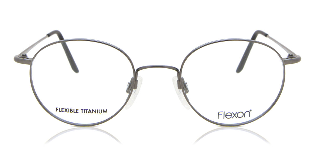 Flexon FL 623 14 Men's Glasses Grey Size 46 - Free Lenses - HSA/FSA Insurance - Blue Light Block Available