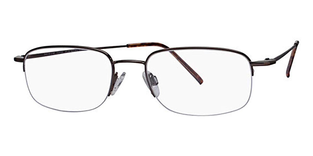 Flexon FLX 806Mag-Set 218 Men's Glasses Brown Size 52 - Free Lenses - HSA/FSA Insurance - Blue Light Block Available