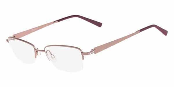 Flexon Hepburn 249 Women’s Glasses Brown Size 51 - Free Lenses - HSA/FSA Insurance - Blue Light Block Available