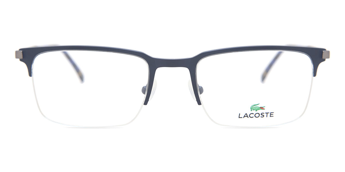 Lacoste L2268 424 Men's Glasses Blue Size 57 - Free Lenses - HSA/FSA Insurance - Blue Light Block Available