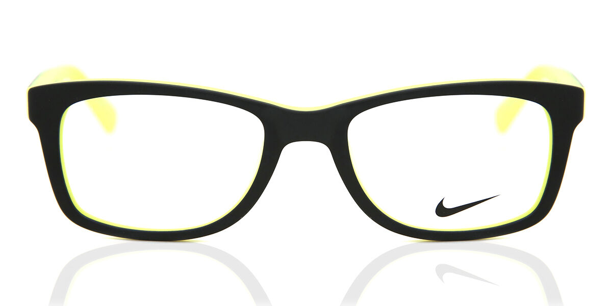 Nike 5509 Kids 029 Kids' Glasses Black Size 48 - Free Lenses - HSA/FSA Insurance - Blue Light Block Available