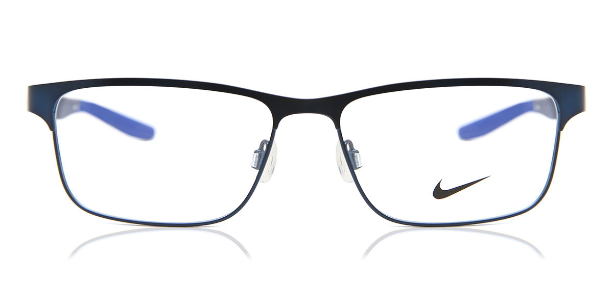 Nike 8130 416 Men's Glasses Blue Size 54 - Free Lenses - HSA/FSA Insurance - Blue Light Block Available