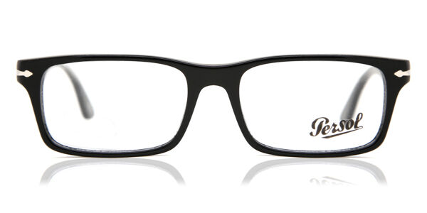 Persol PO3050V 95 Men's Glasses Black Size 55 - Free Lenses - HSA/FSA Insurance - Blue Light Block Available