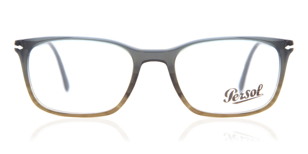 Persol PO3189V 1012 Men's Glasses Grey Size 53 - Free Lenses - HSA/FSA Insurance - Blue Light Block Available