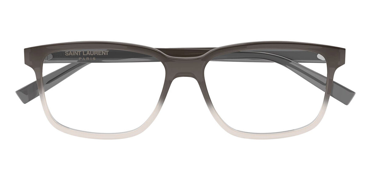 Saint Laurent SL 458 008 Men's Glasses Grey Size 56 - Free Lenses - HSA/FSA Insurance - Blue Light Block Available