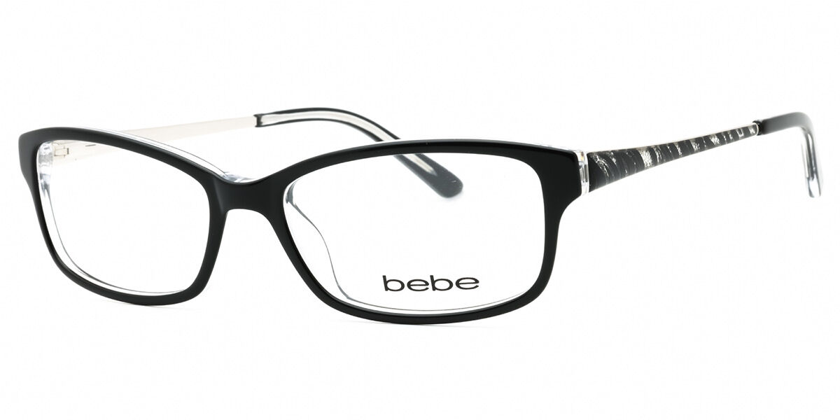 Bebe BB5122 001 Women’s Glasses Black Size 53 - Free Lenses - HSA/FSA Insurance - Blue Light Block Available