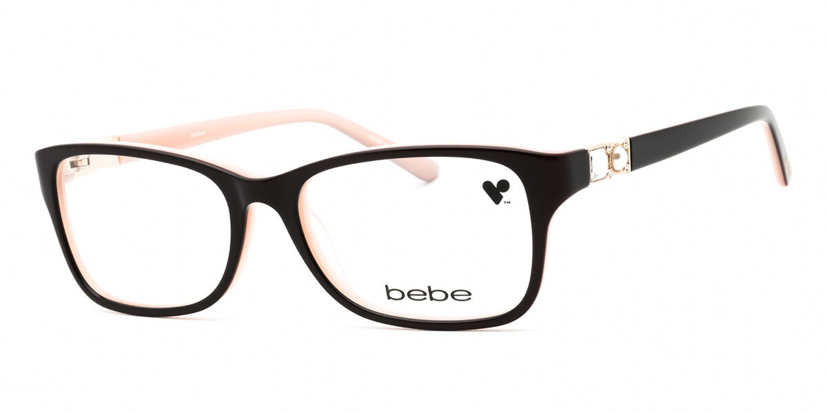 Bebe BB5133 612 Women’s Glasses Red Size 53 - Free Lenses - HSA/FSA Insurance - Blue Light Block Available