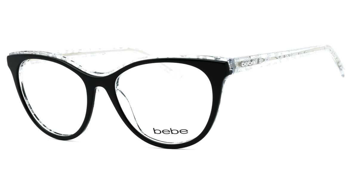Bebe BB5189 001 Women’s Glasses Black Size 55 - Free Lenses - HSA/FSA Insurance - Blue Light Block Available