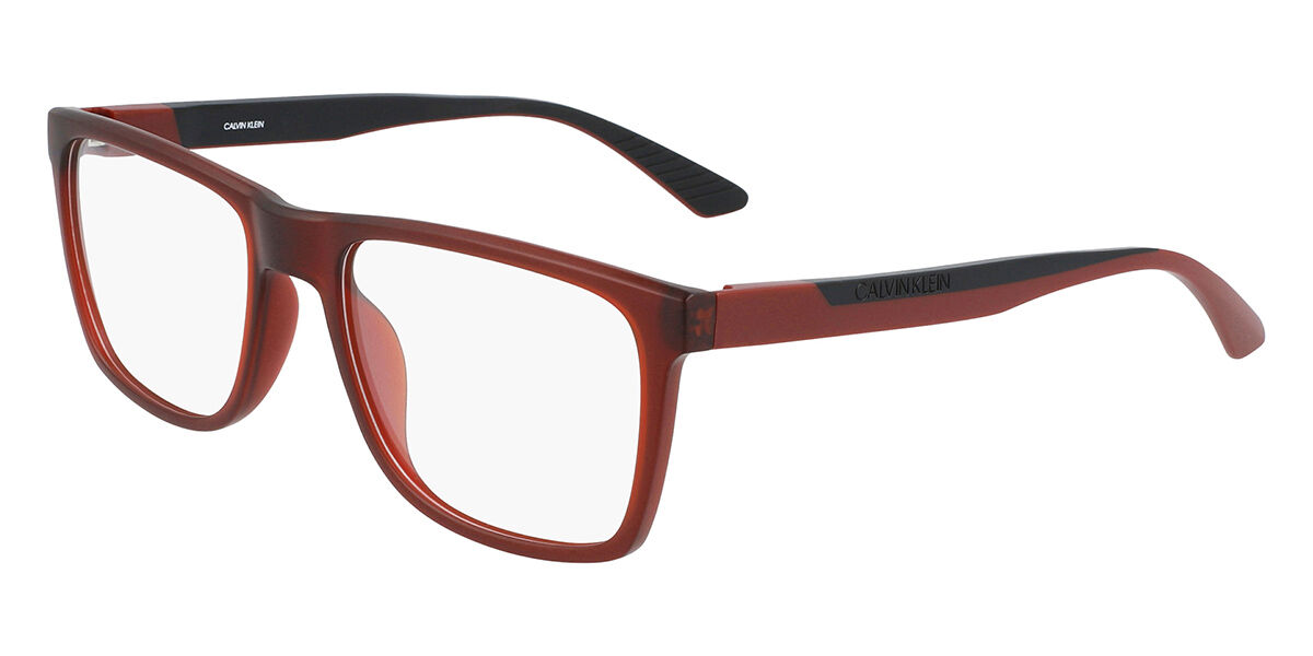 Calvin Klein CK21505 601 Men's Glasses Red Size 55 - Free Lenses - HSA/FSA Insurance - Blue Light Block Available